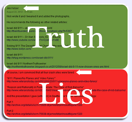 Fetzer Mixes Truth With Lies